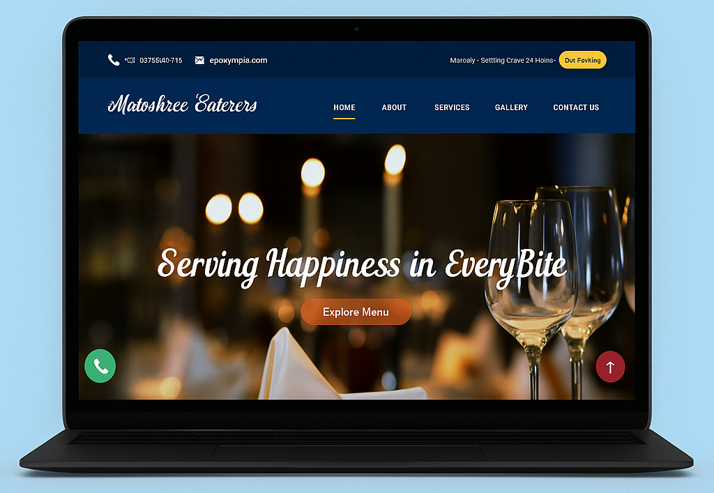 Matoshree Caterers Web Design Pune