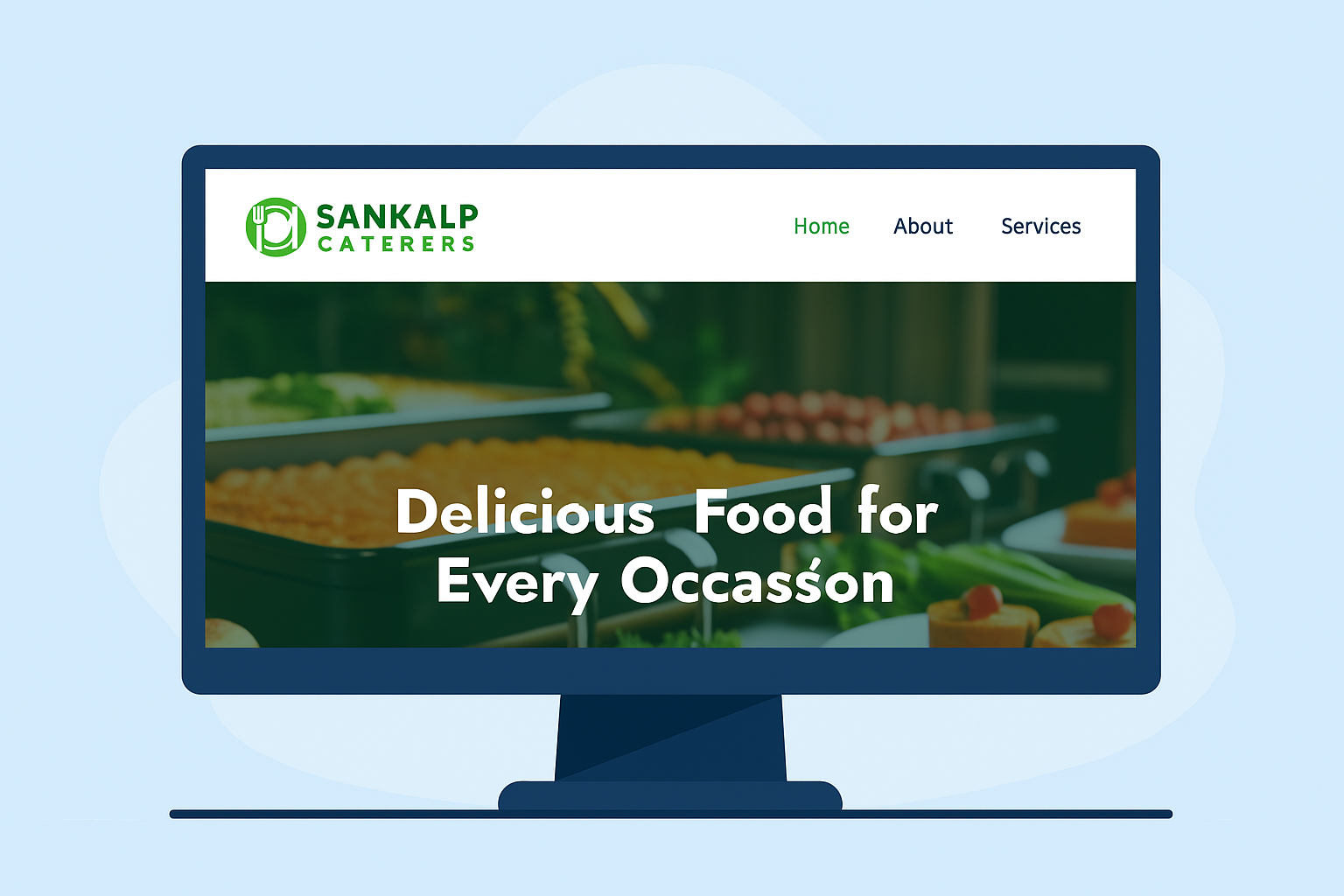 Sankalp Caterers Website Project